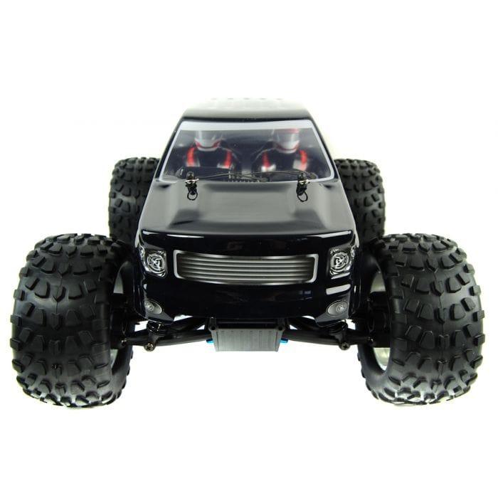 Bug Crusher 1:10TH Nitro RC Monster Truck 2.4GHz | Black Pick Up - Little and Giant Explorers HSP