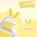 Gaming Chair | Fluffy Bunny Ears with 135° Recline Design (Yellow Edition) - Little and Giant Explorers Vinsetto