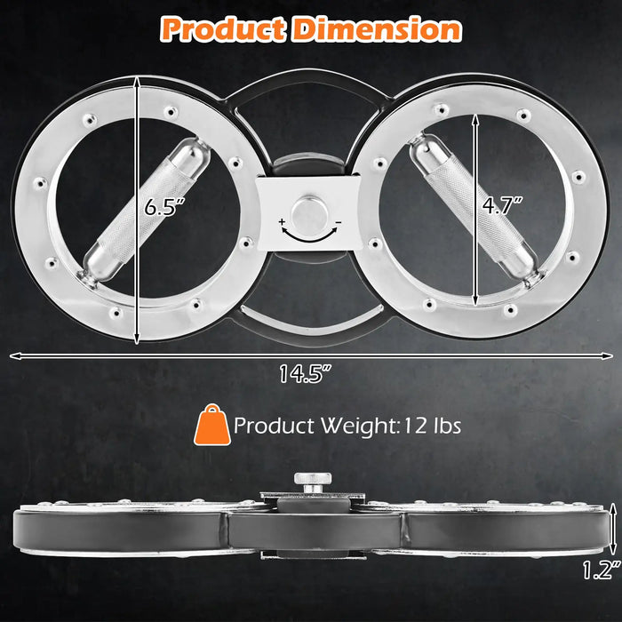 Burn Machine – Adjustable Resistance Rotator | 360° Arm Trainer and Dumbbell Mode COSTWAY - Little and Giant Explorers