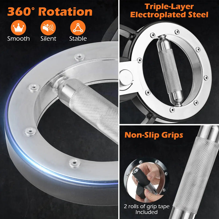 Burn Machine – Adjustable Resistance Rotator | 360° Arm Trainer and Dumbbell Mode COSTWAY - Little and Giant Explorers