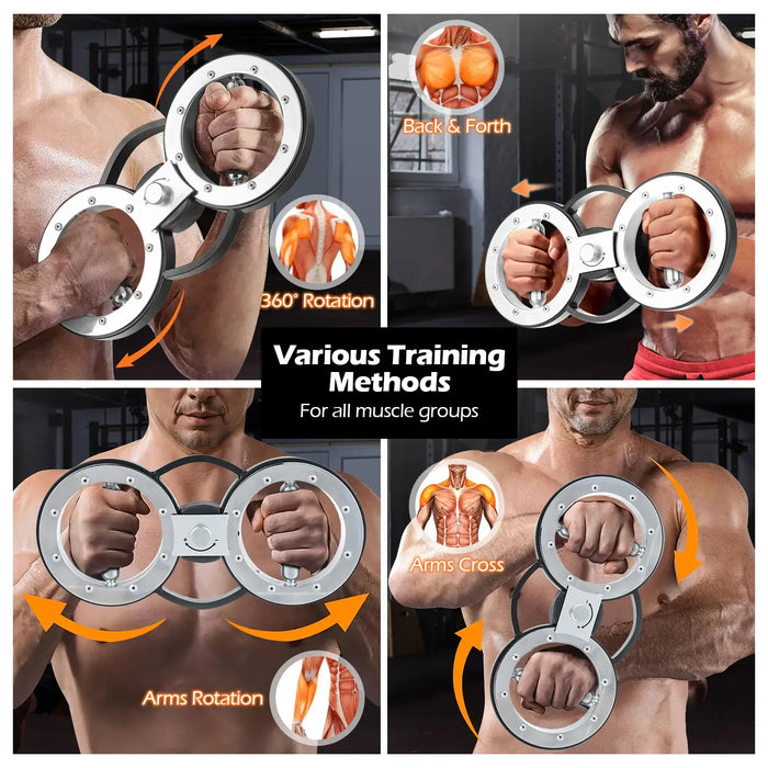 Burn Machine – Adjustable Resistance Rotator | 360° Arm Trainer and Dumbbell Mode COSTWAY - Little and Giant Explorers