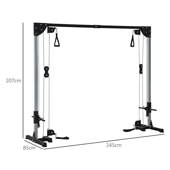 Cable Crossover Machine | Home Gym Power Rack - Little and Giant Explorers SPORTNOW