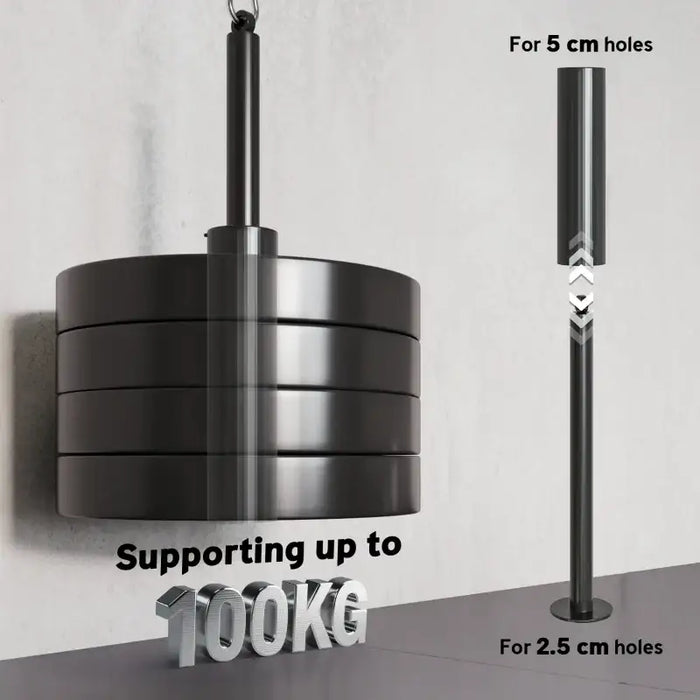 Cable Pulley System | Home Gym Pulldown and Weight Training Kit - 100kg Capacity SPORTNOW - Little and Giant Explorers SPORTNOW