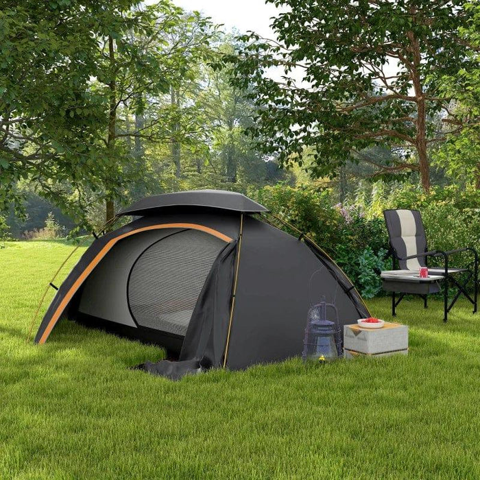 Camping Dome Tent with Removable Rainfly (1-2 persons) - Little and Giant Explorers Outsunny