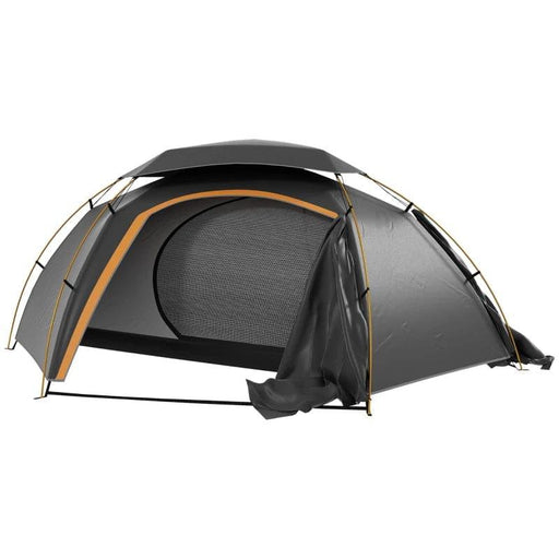 Camping Dome Tent with Removable Rainfly (1-2 persons) - Little and Giant Explorers Outsunny