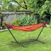 Camping Hammock and Stand with Carry Bag - Little and Giant Explorers Outsunny