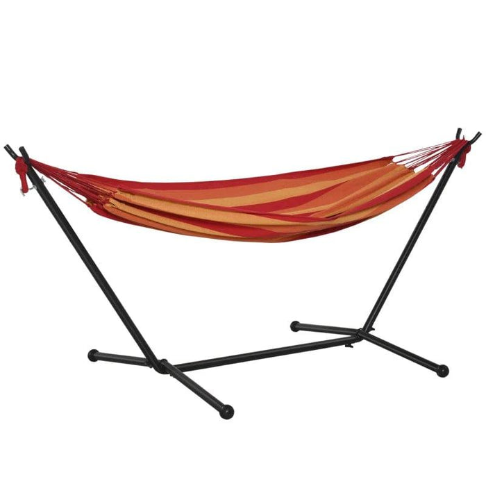 Camping Hammock and Stand with Carry Bag - Little and Giant Explorers Outsunny