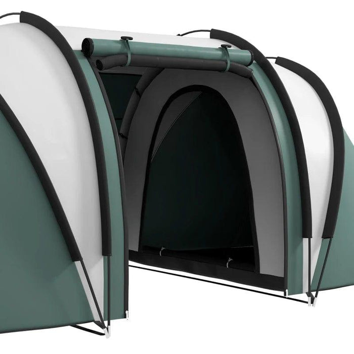 Camping Tent with 2 Bedrooms and Living Area (4-5 persons) - Little and Giant Explorers Outsunny