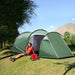 Camping Tent with Porch and Weather-Resistant (3 persons) - Little and Giant Explorers Outsunny