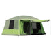 Camping Tunnel Tent with Porch, 2 Rooms and Lamp Hook in Green - Little and Giant Explorers Outsunny