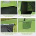 Camping Tunnel Tent with Porch, 2 Rooms and Lamp Hook in Green - Little and Giant Explorers Outsunny