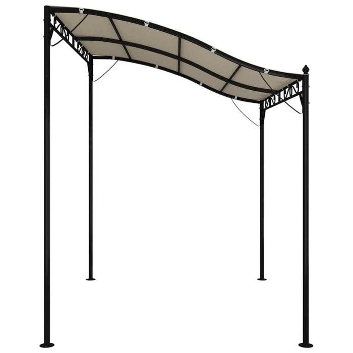 Canopy in Cream Fabric and Steel (2 x 2.3m) 180 g/m² - Little and Giant Explorers vidaXL