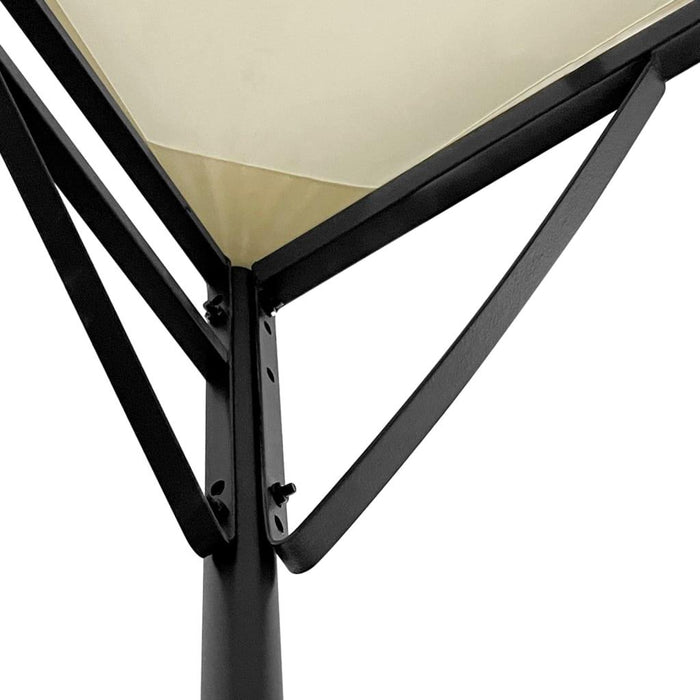 Canopy in Cream Fabric and Steel (2 x 2.3m) 180 g/m² - Little and Giant Explorers vidaXL