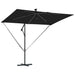 Cantilever Offset Outdoor Umbrella – Black | 2.94m Wide with LED Lights - Tiltable VIDAXL - Little and Giant Explorers vidaXL