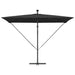 Cantilever Offset Outdoor Umbrella – Black | 2.94m Wide with LED Lights - Tiltable VIDAXL - Little and Giant Explorers vidaXL
