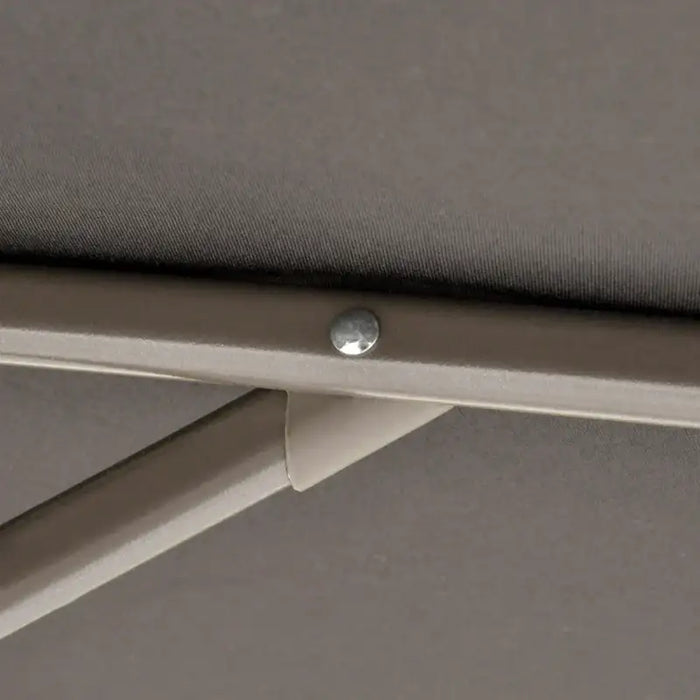 Cantilever Parasol – 2.67m Black | Double-Tier Canopy - Cross Base Included OUTSUNNY - Little and Giant Explorers Outsunny