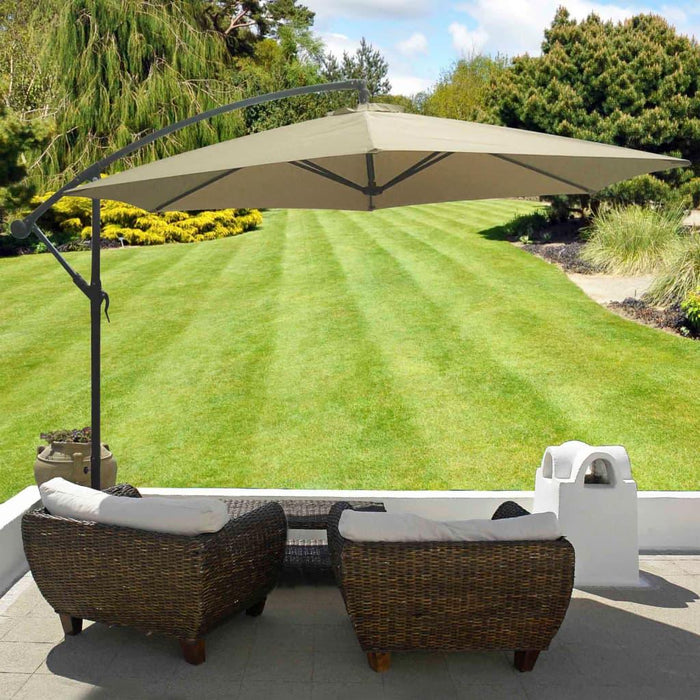 Cantilever Parasol in Beige UV50+ (3m) - Little and Giant Explorers HI