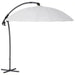 Cantilever Parasol with Cross Base in Grey 2.7m - Little and Giant Explorers Outsunny