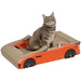 Car-Shaped Cat Scratcher Bed with Catnip | Corrugated Cardboard Design - Fun and Functional PAWHUT - Little and Giant Explorers PawHut