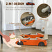 Car-Shaped Cat Scratcher Bed with Catnip | Corrugated Cardboard Design - Fun and Functional PAWHUT - Little and Giant Explorers PawHut