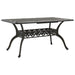 Cast Aluminium Garden Table in Bronze (150 x 90 x 72cm) - Little and Giant Explorers vidaXL