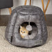 Cat Bed 'Knightsbridge' in Grey (48 x 38cm) - Little and Giant Explorers Scruffs & Tramps