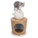 Cat Cuddly Cave with Scratching Ball in Taupe - Little and Giant Explorers TRIXIE