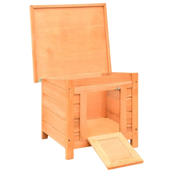 Cat House Solid Pine & Fir Wood 50x46x43.5 cm - Little and Giant Explorers vidaXL