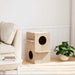 Cat House in Solid Wood Pine (43 x 43 x 60cm) - Little and Giant Explorers vidaXL