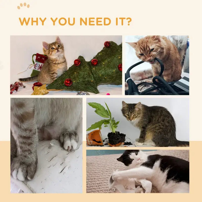 Cat Scratching Board Set – 4-Piece Corrugated Cardboard Pads | For Cat Wheel or Standalone Use PAWHUT - Little and Giant Explorers PawHut