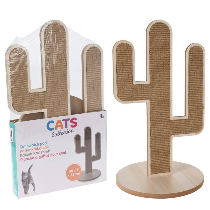 Cat Scratching Cactus Post (35 x 34.5 x 62cm) - Little and Giant Explorers Pets Collection