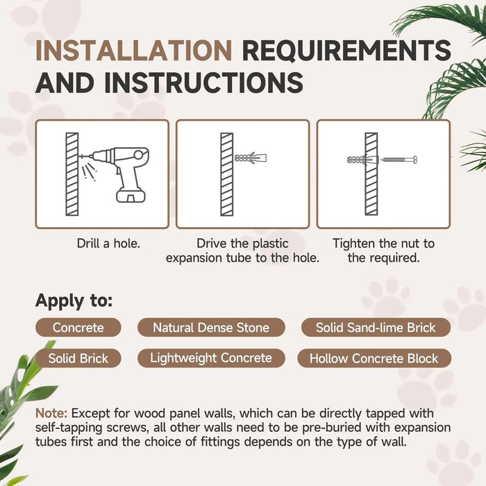 Cat Shelf Set Dark Grey | Wall-Mounted Design with Modular Layout - Little and Giant Explorers PawHut