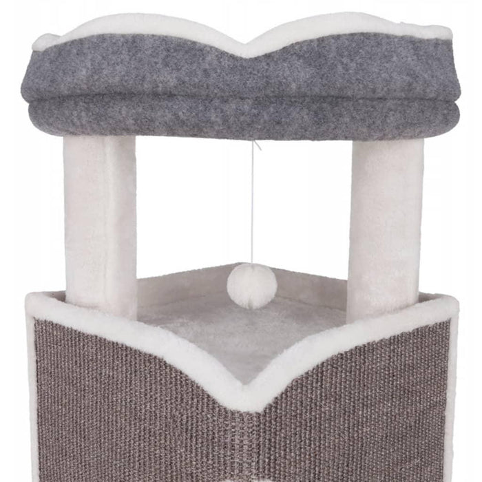 Cat Tower 'Arma' in Grey, Blue and White - Little and Giant Explorers TRIXIE