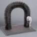 Cat Toy | Grooming Arch in Grey and Black - Little and Giant Explorers Pets Collection