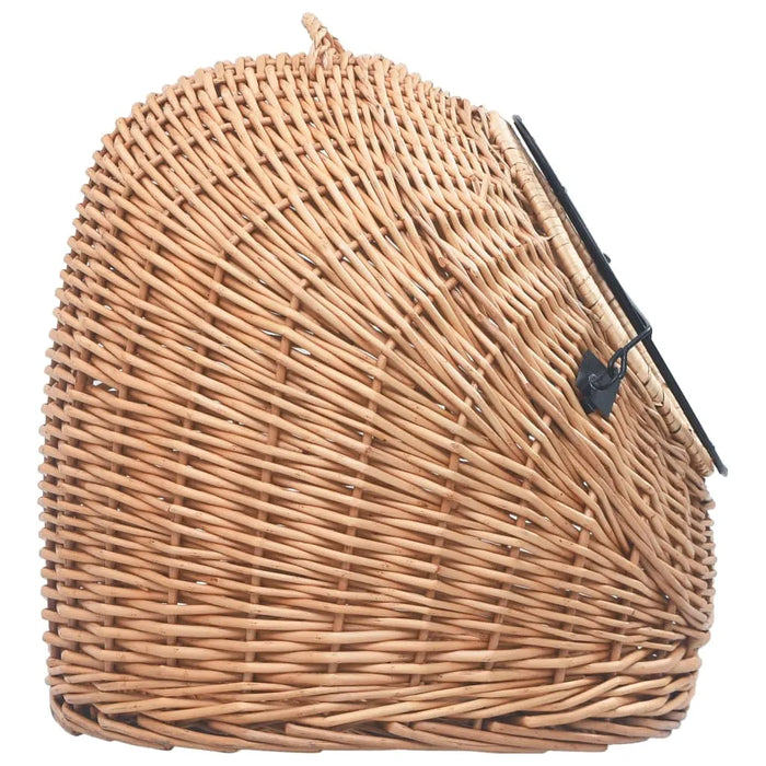 Cat Transporter in Natural Willow - Little and Giant Explorers vidaXL