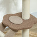 Cat Tree Brown White | Three-Tier with Cosy Cat House - Little and Giant Explorers PawHut