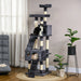 Cat Tree Scratching House | Activity Play Centre - Little and Giant Explorers PawHut
