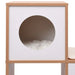Cat Tree House – Brown and White | Multi-Level Cat Tower - 3 Condos and Cushions VIDAXL - Little and Giant Explorers vidaXL