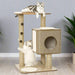 Cat Tree House 'Molly' in Brown - Little and Giant Explorers Jack and Vanilla