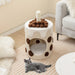 Cat Tree Milk Tea Design | Creative Food-Inspired Styling with Rotatable Post - Little and Giant Explorers Costway