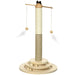 Cat Tree with Scratching Post and Turntable Toy Ball - Little and Giant Explorers PawHut