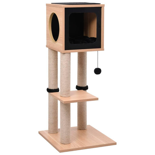 Cat Tree with Sisal Scratching Mat 90cm - Little and Giant Explorers vidaXL