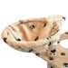 Cat Tree with Sisal Scratching Posts in Beige Paw Prints - Little and Giant Explorers vidaXL