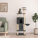 Cat Tree with Sisal Scratching Posts in Dark Grey - Little and Giant Explorers vidaXL