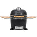 Ceramic Kamado Barbecue Grill Smoker 44cm - Little and Giant Explorers vidaXL