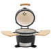 Ceramic Kamado Barbecue Grill Smoker 44cm - Little and Giant Explorers vidaXL