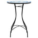 Ceramic Mosaic Bistro Table in Blue and White (Ø50 x 70cm) - Little and Giant Explorers vidaXL