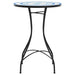 Ceramic Mosaic Bistro Table in Blue and White (Ø50 x 70cm) - Little and Giant Explorers vidaXL