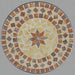 Ceramic Mosaic Bistro Table in Terracotta and White (Ø50 x 70cm) - Little and Giant Explorers vidaXL