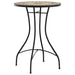 Ceramic Mosaic Bistro Table in Terracotta and White (Ø50 x 70cm) - Little and Giant Explorers vidaXL